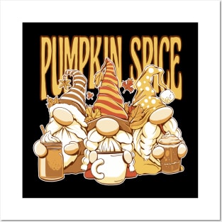 Autumn Gnomes Pumpkin Spice Posters and Art